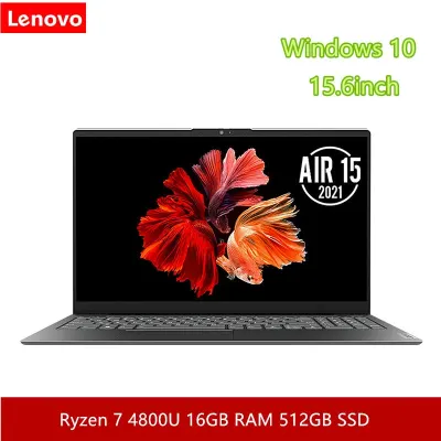 2021 Lenovo Ryzen 7 4800U 16GB RAM 512GB NVMe SSD 15.6 inch FHD IPS screen Notebook laptops with camera 15.6 laptop fingerprint