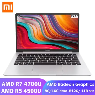 Xiaomi RedmiBook 13 Laptop Mi 13.3inch AMD Ryzen 4500U/4700U 8G/16G DDR4 512GB/1TB SSD Windows 10 Ultrathin office Notebook