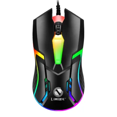 Limei S1 E-Sports Luminous Wired Mouse USB Wired Desktop Laptop Mute Computer Game Mouse