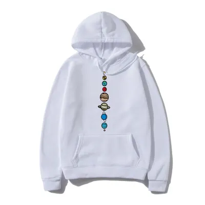 Harajuku Men Hoodie Planets Colour Casual Hoodies Sweatshirts New Autumn Creative Design Funny Fashion Hoody Pullover Streetwear