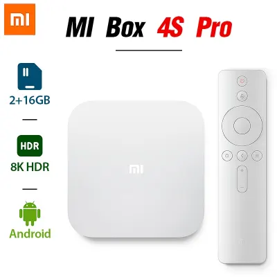 XIAOMI MI TV Box 4S Pro 1.9GHz Amlogic Quad-core 5G WiFi bluetooth Android 8K HDR Smart Streaming Media Player Chinese version