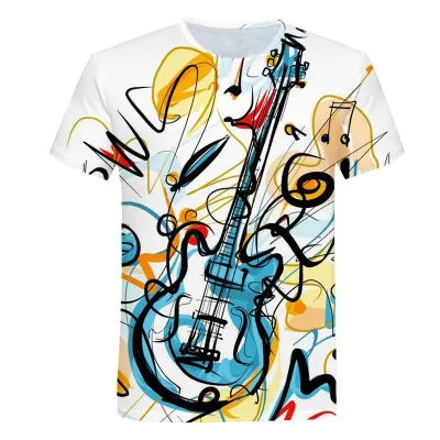 2020 New Music Notetion 3d Print T Shirt Men Women Hip Hop Fashion Suit Harajuku T -Shirt Shirts Short Sleeve Homme T Shirt
