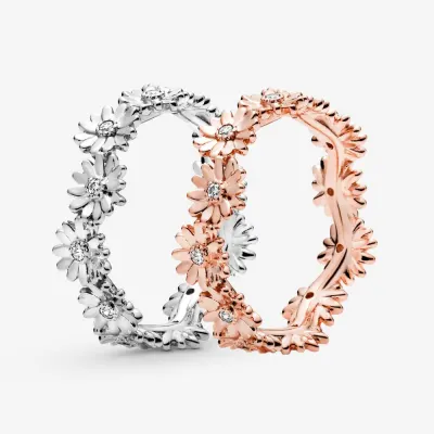 Authentic 925 Sterling Silver Princess Tiara Crown Sparkling Love Heart CZ Rings for Women Engagement Jewelry Anniversary