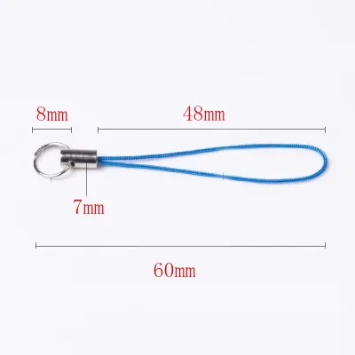 20pcs lot Thread Cord Key Ring DIY Bag Key Ring Bags Toys Hanger Clips Key Holder Keychain DIY Key fob DIY Key Chain Accessories