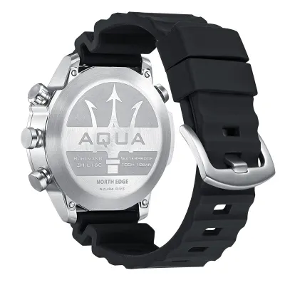 Men's Dive Computer Watch Waterproof 100M Smart Digital Free Scuba Diving Watches Altimeter Barometer Compass Temperature Clock