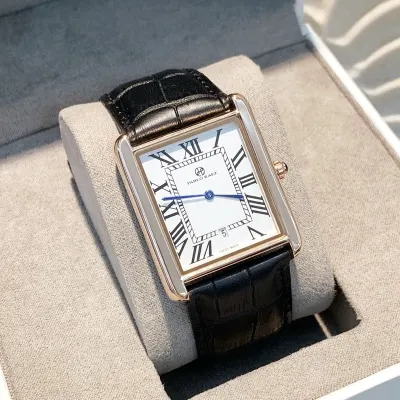 PABLO RAEZ Hot Sale Relogio Masculino Luxury Women Man Fashion Reloj Hombre Dress Casual Rectangle Thin Leather Lover Tank Watch