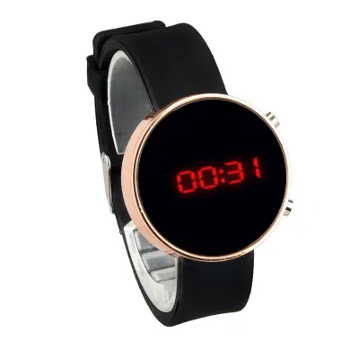 Led Digital Wrist Watches Men Women Ultra Thin Bracelet Sports Silicone Wrist Watches Unisex Clock Relogio Masculino