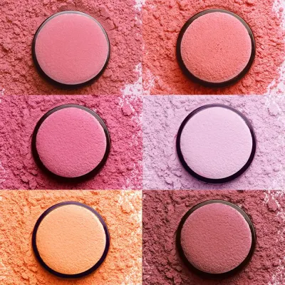ILISYA Soft Face Blusher Powder Cheek Rouge Nourishing Nude Makeup Brightening Complexion Repair
