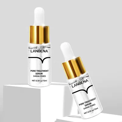 LANBENA Face Serum Pore Repair Serum Shrink Pores Relieve Dryness Oil Control Firming Moisturizing Smooth Skin Care TSLM1