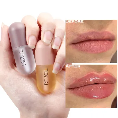 Day Night Instant Volume Lips Plumper Oil Moisturizing Repairing Reduce Lip Fine Line Cosmetics Sexy Lip Plump Enhancer Makeup
