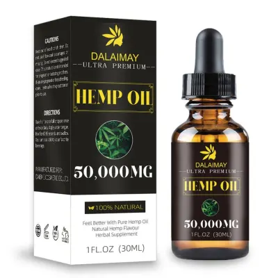 Organic Hemp Seed Oil for Anxiety Stress Relief Improve sleep Soothing Fatigue Facial Body Care Essential Oil