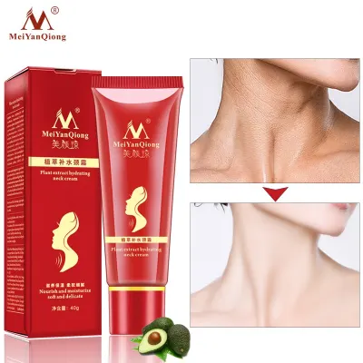 Shea butter extract hydrating neck cream nourish moisturizing soft and delicate fade fine lines reduce double chin neck care