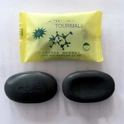 Dropshipping Tourmaline Soap Personal Care Soap Face and Body Bath Shower Beauty Healthy Care Gifts Accessories 1pcs