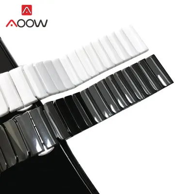 20mm 22mm Ceramic Strap Replacement Band for Samsung Galaxy Watch3 Active2 42mm 46mm Gear S3 Huawei Watch GT 2 Amazfit GTR 47mm