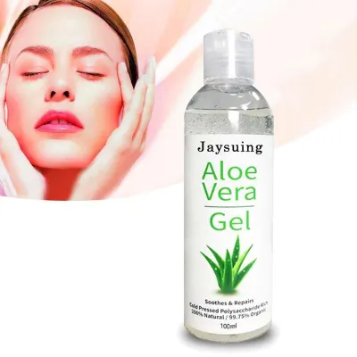 Aloe Gel Moisturizing Cream Natural Organic Soothing Skin Anti Acne Repair Sunburn Beauty