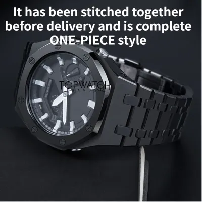 3ND 2ND GA2100 Watch Band Strap Bezel Metal Stainless Steel Second Generation Frame Bracelet Accessory GA2110 Watchband Tools