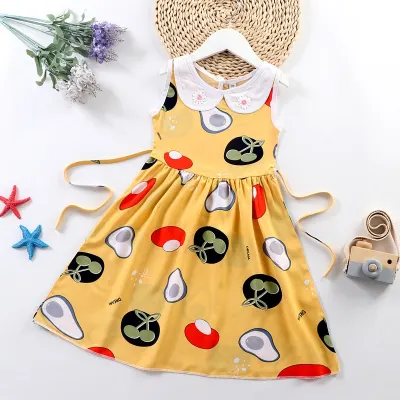 Super Affordable Promotional Clothes 3-10 Years Old Baby Girl Dress Birthady Party Princess Dress Kids Everyday Casual Dress