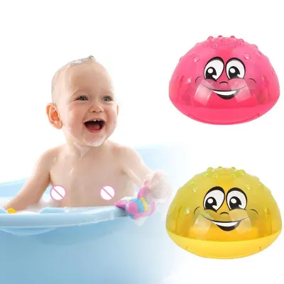 Bath Toys Spray Water Light Rotate with Shower Pool Kids Toys Electric Induction Sprinkler Luminous Water Ball Shower Toys