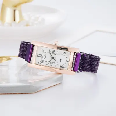 Top Brand Square Women Bracelet Watch Gold Luxury Wrist Watches for Women Girl Fashion Quartz Watch Dress Ladies Quartz Clock
