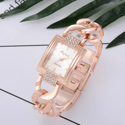 lvpai Women's Watches Top Brand Luxury Gold Bracelet Watch Women Watches Rhinestone Ladies Watch Clock reloj mujer montre femmeN