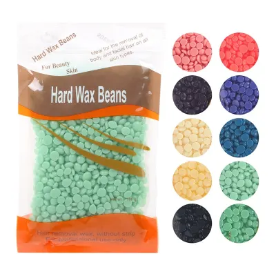 100g Pack Wax beans Depilatory Hot Film Wax Pellet Removing Bikini Face Hair Legs Arm Hair Removal Bean Unisex