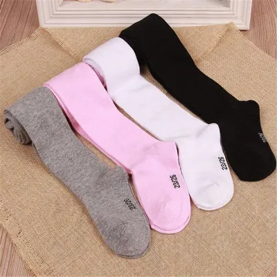 YWHUANSEN 0 6Yrs Children Spring Autumn Tights Cotton Baby Girl Pantyhose Kid Infant Knitted Collant Tights Soft Infant Clothing