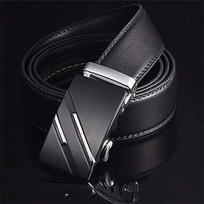 [LFMB]Famous Brand Belt Men Top Quality Genuine Luxury Leather Belts for Men Strap Male Metal Automatic Buckle