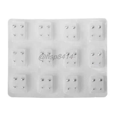 2021 Trend 12 Pairs Ear Piercing Gun Earrings Disposable Set Hypoallergenic Ear Stud Jewelry brincos