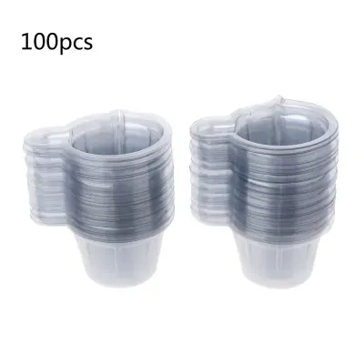 20 100Pcs 40ML Plastic Disposable Cups Dispenser Silicone Resin Mold Kit For DIY Epoxy Resin Jewelry Making Tools Accessories