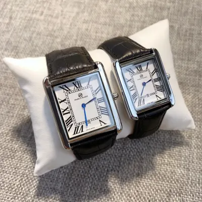 PABLO RAEZ Leather Fashion Luxury Quartz Men Watch Calendar Top AAA TANK High Quality Women Wristwatch Unisex Lover Casual Watch