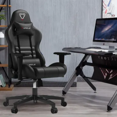 Furgle Office Chair Swivel Gaming Chair Computer Chair with High Back Game Chairs PU Leather Seat for Office Chair Furniture