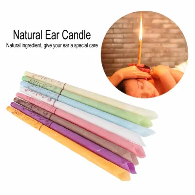 1pc Indian Ear Candle Massage Relax SPA Aromatherapy Ear Wax Cleaning Hearing Sense Care Ear Wax Removal Candle With Ear Plug