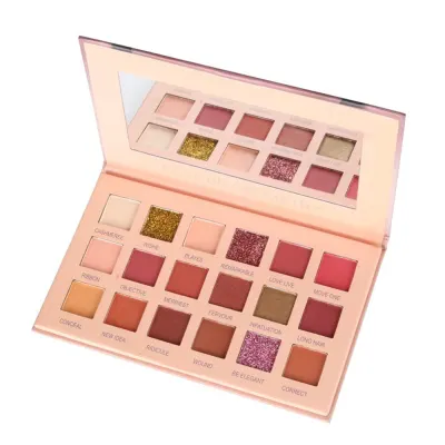 Desert Rose Gold 18 Matte Color Luster Eyeshadow Palette Nude Makeup Makeup Waterproof Non-Smudge face Cosmetics