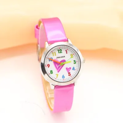 New Arrival Fashion Heart Creative Children Student Girls Kids Watch Casual Quartz Lady Wristwatch Relojes Montres Kol Saati