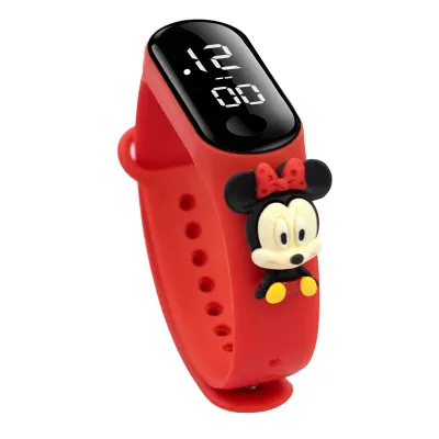 Cartoon Children's Electronic Digital LED Display Watch Girls Boys Fashion Cute Wrist Watch Waterproof Hot Sale Kids Watch 2021