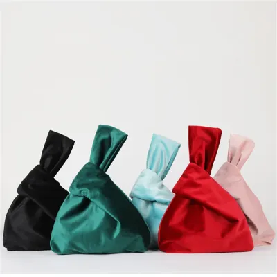 Women Handbag Totes Silk Satin Vintage Velvet Handbag All Match Tote Luxury Bags All Match 2018 Travel Bags