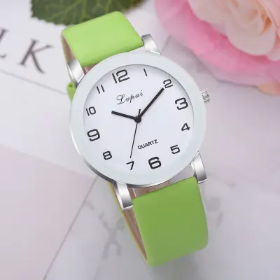 Lvpai Women's Casual Quartz Leather Band Watch Analog Wrist Watch Women Luxury Bracelet Watch montre femme 2020 zegarek damski
