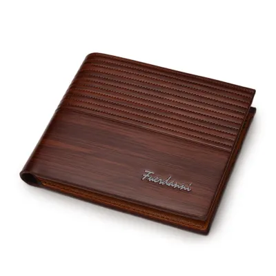 PU Men's Wallet Retro Leather Men's Short Wallet Horizontal Multi Card Wallet Luxury Wallet Fashion Pure Color Wallet