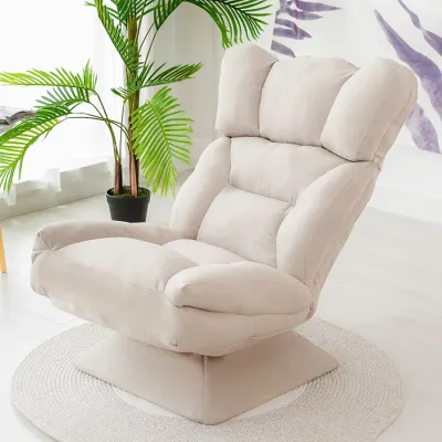 Living Room Lazy Sofa Swivel Chair Single Folding Recliner Breathable Household Balcony Bedroom Leisure Back Chair Furniture