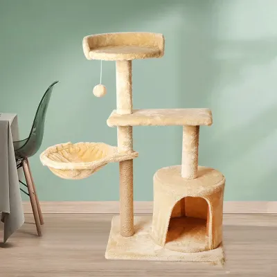 Funny Cat Climbing Scratching Post Climbing Tree Toy Cat Tree Scratchers Activity Protecting Furniture Pet House Cat Furniture