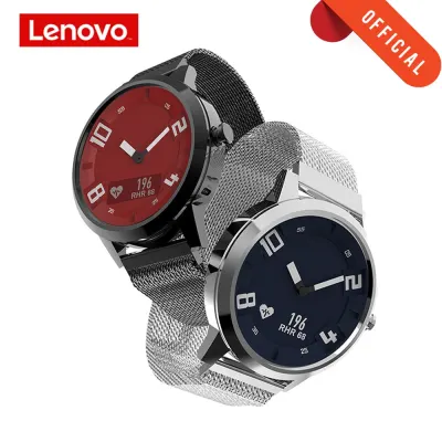 Lenovo Smart Watch Heart Rate Blood Pressure Watch Bluetooth 5.0 OLED Sapphire Mirror Sports Smartwatch Metal Men,s Watchs