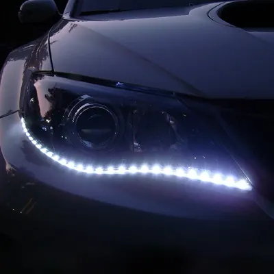 iTimo 2PCS 30cm Flexible Car Styling Led Bar DRL Daytime Running Lights Automobiles Accessories for BMW VW Ford Mercedes Toyota