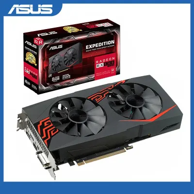 Asus EX-RX580 2048SP-8G Graphics Card 1294MHz 8G 7000MHz 256Bit DDR5 PCI Express 3.0 X16 Radeon RX 580 Computer Video Card