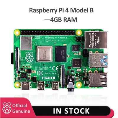 2019 Official raspberry pi 4 4gb RAM Development Board v8 1.5GHz Support 2.4/5.0 GHz WIFI Bluetooth 5.0 Raspberry Pi 4 Model B