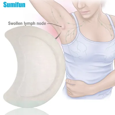 Sumifun5/10/20pcs Lymphatic Detox Patch Neck Anti-Swelling Herbs Sticker LymphPads Medical Plaster Body Relaxation Health Care
