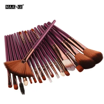 MAANGE 6/15/18Pcs Makeup Brushes Tool Set Cosmetic Powder Eye Shadow Foundation Blush Blending Beauty Make Up Brush