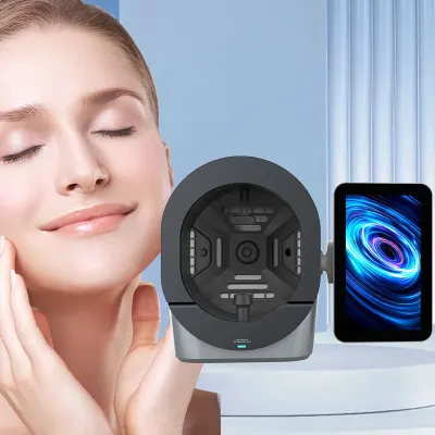 AI SIA Magic 3D Mirror Facial Scanner Skin Analyzer Acne Skin Analysis Full Face Testing Machine