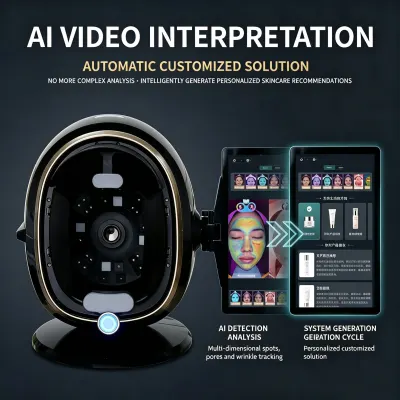 Beauty Intelligent AI Skin Detection Analysis Report, Full Face Facial Testing, Skin Management Device for Beauty Salons