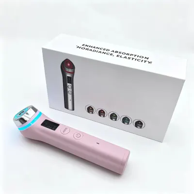 Booster Pro Led Facial Light Therapy EMS Microcurrent Facial Skin Care Facial Massager RF Facial High Frequency Face Lifting