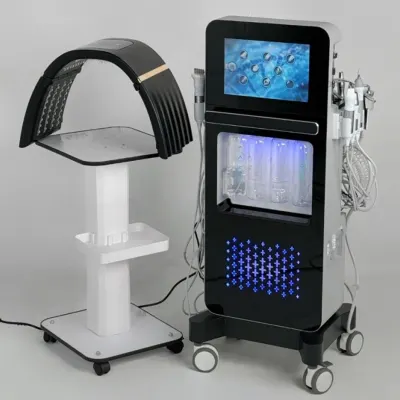 High-End 17-in-1 Hydrofacial Water Drop Skin Management Machine Bubble Oxygen Deep Cleansing Skin Rejuvenation Anti-Aging Device